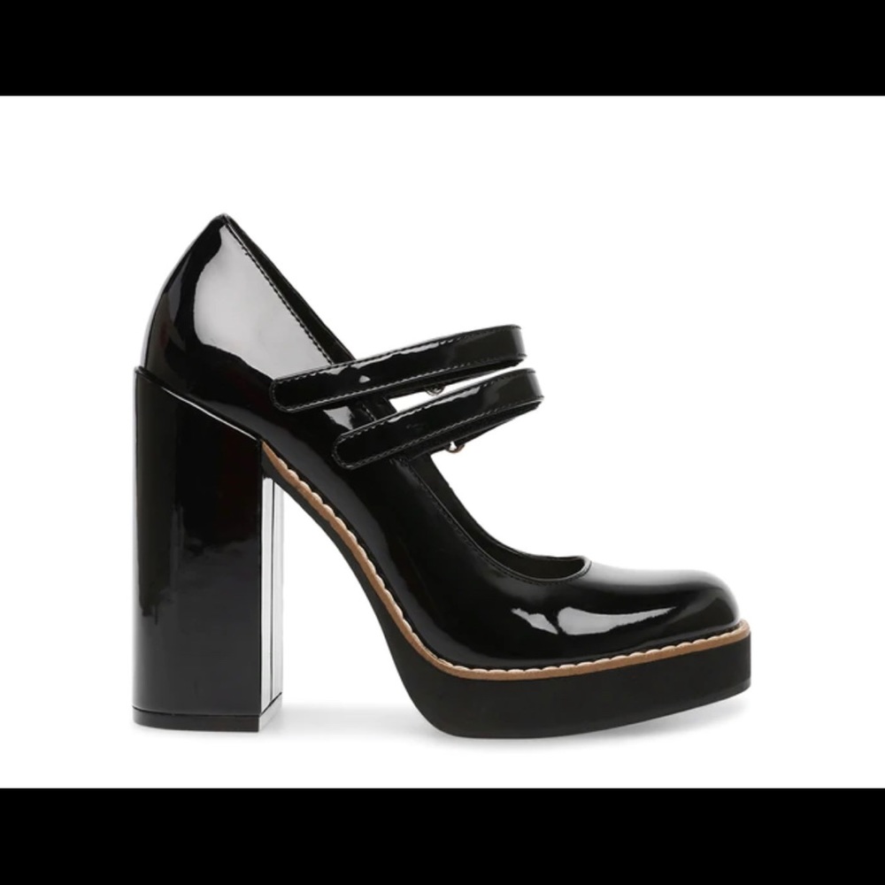 STEVE MADDEN Twice Mary Jane Platform Pump SIZE 8.5